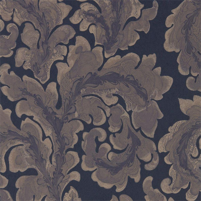 Zoffany Acantha Wallpaper - 312620 - Ink