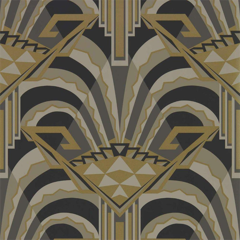 Zoffany Conway Wallpaper - 312744 - Antique Bronze