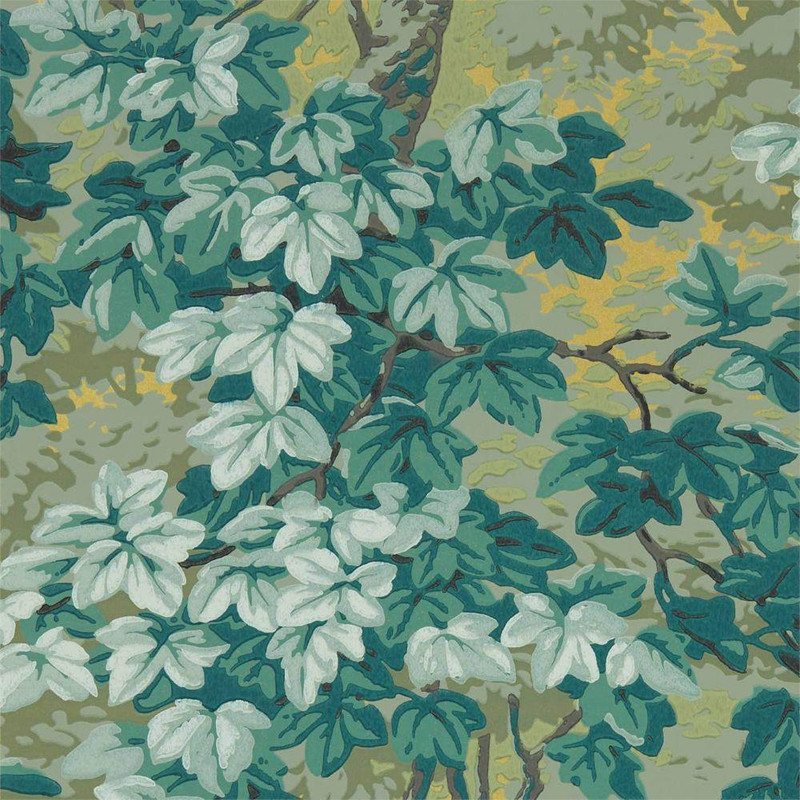 Zoffany Richmond Park Wallpaper - 312857 - Evergreen