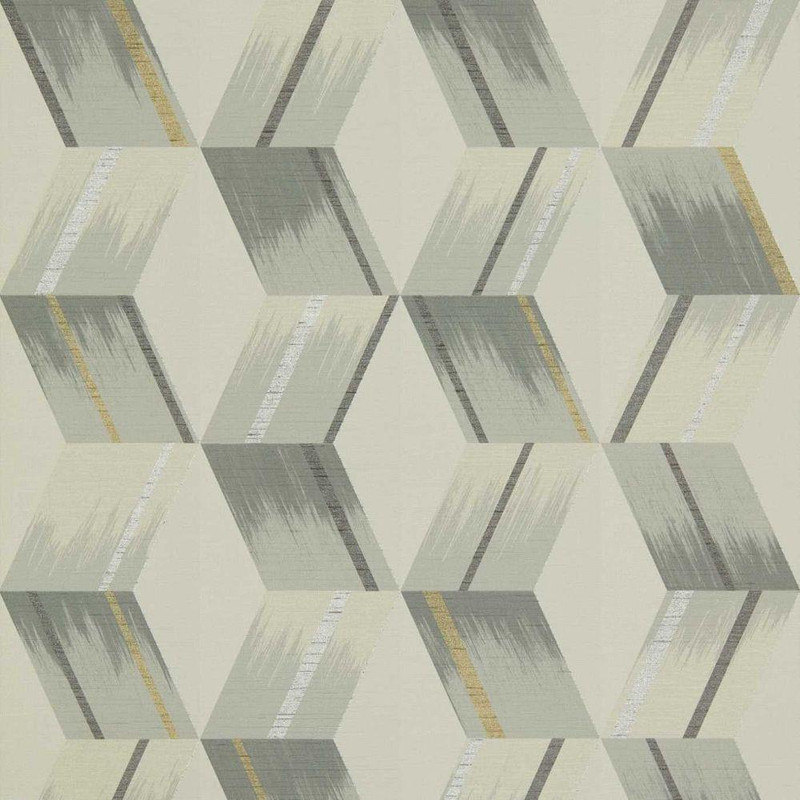 Zoffany Rhombi Wallpaper - 312894 - Empire Grey