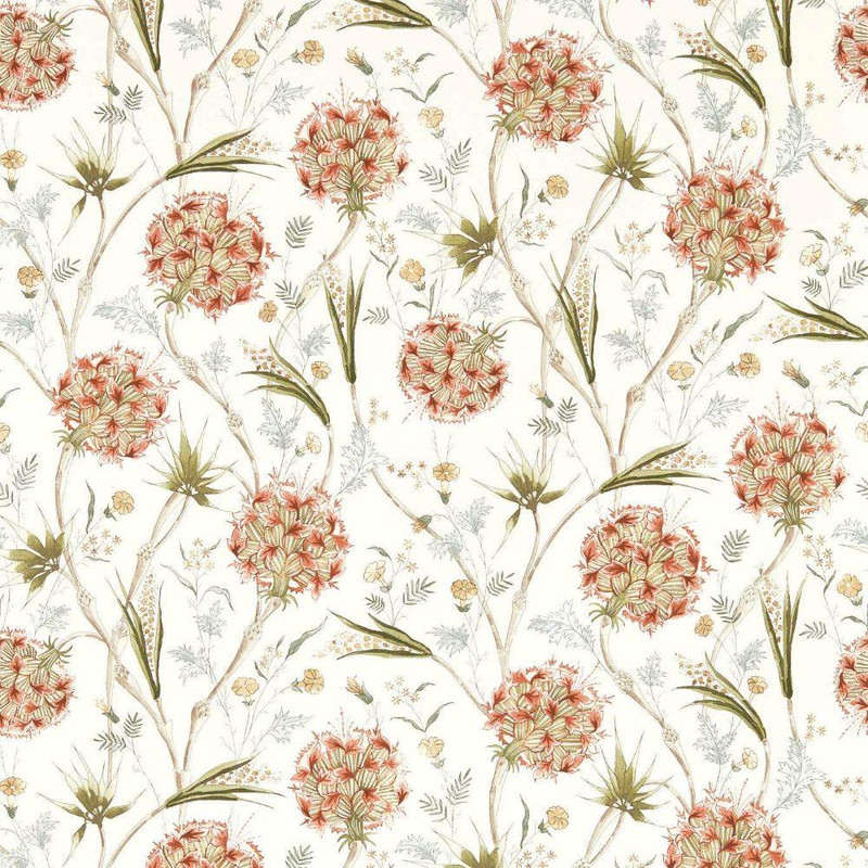 Zoffany Wallichi Wallpaper - 313116 - Russet / Olive