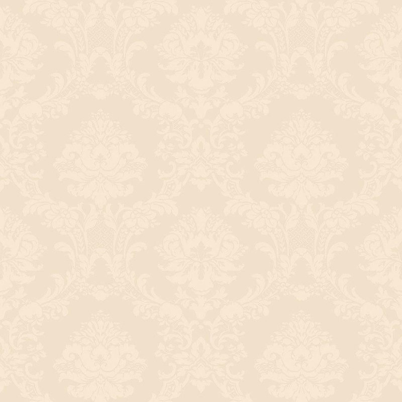 Galerie - Document Damask Wallpaper - CI38210 - Cream / Pearl