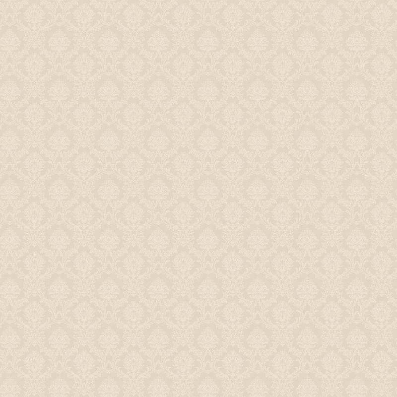 Galerie - Mini Damask Wallpaper - CI38250 - Pearl / Cream