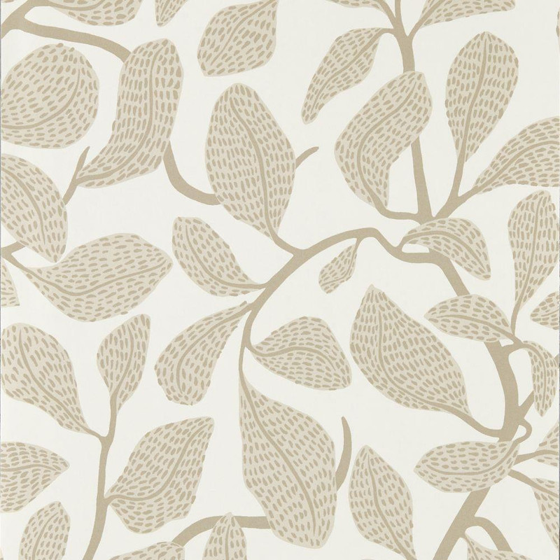 Scion - Sweet Bay Wallpaper - 113270 - Stone