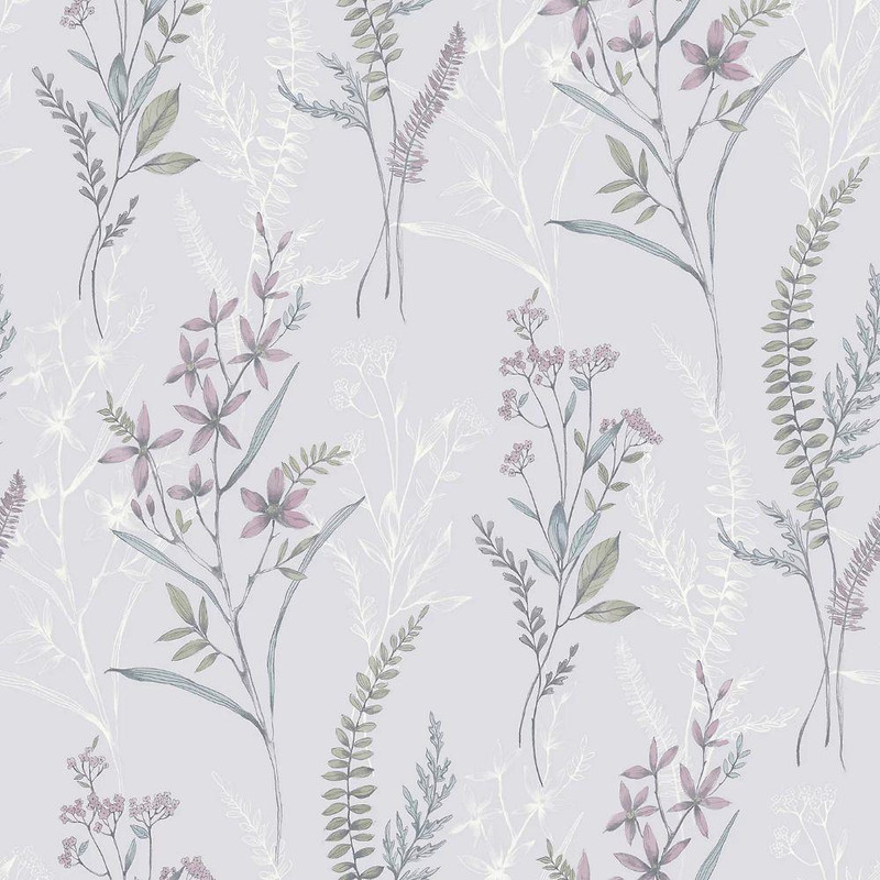Graham & Brown Jasmine Wallpaper - 118622 - Mauve