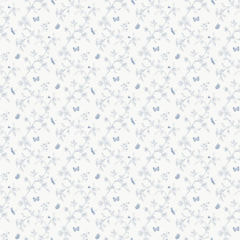 Galerie - Botanical Trail Wallpaper - G67851 - Blues