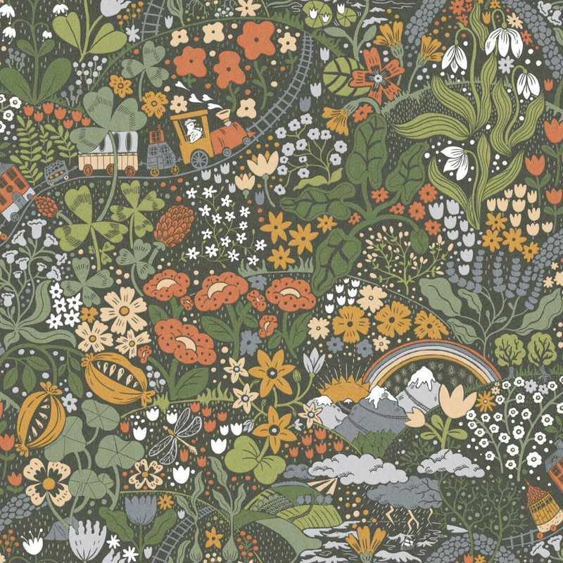 Galerie - Taget - Digital Wall Panel Wallpaper - RD29037 - Landscape Dark