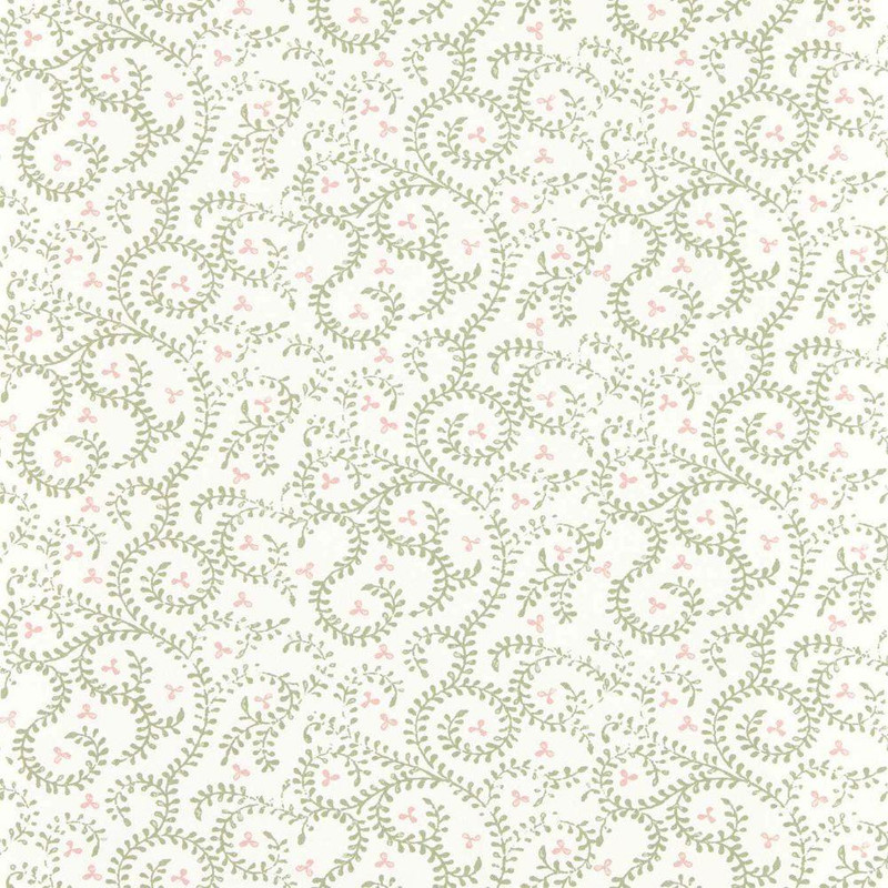 Clarke & Clarke - Buta Wallpaper - W0233/04 - Sage