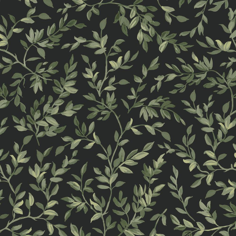 Graham & Brown Archivistâs Leaf Night Wallpaper Roll