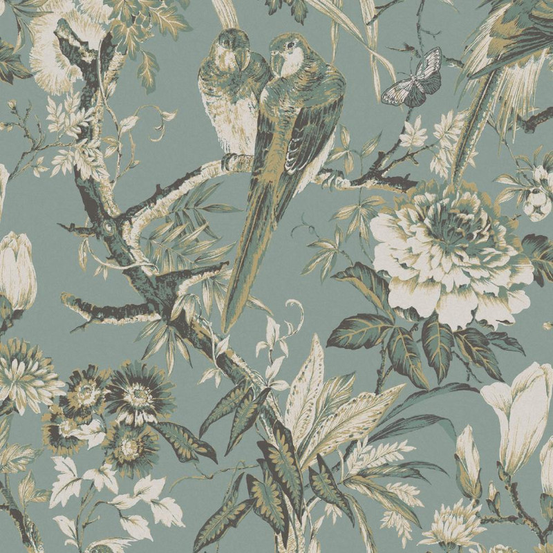 Graham & Brown Perrow Duck Egg Wallpaper Roll