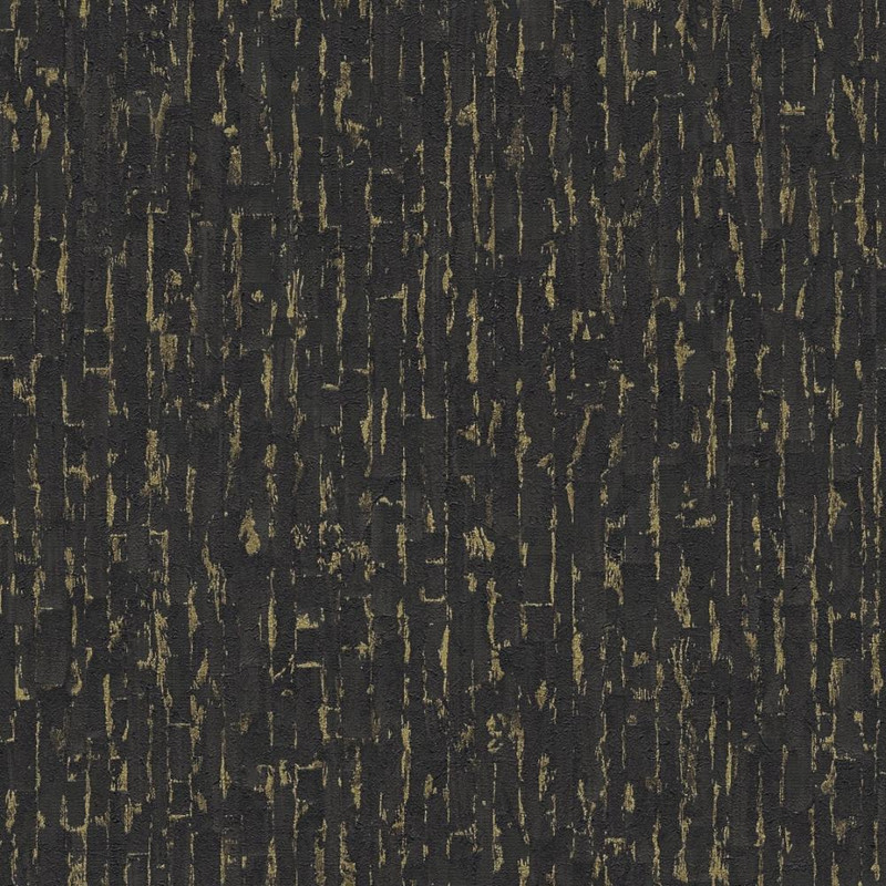 Mediterranean Charm Wallpaper - HZ62073 - Metallic / Black