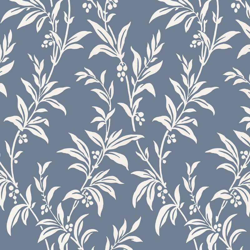 Laura Ashley - Paxford Leaves Wallpaper - 143326 - Dark Seaspray