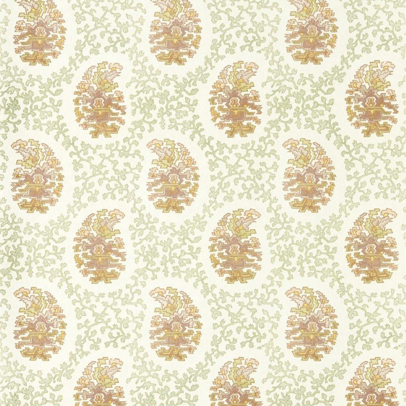 Harlequin - Paisley Wallpaper - 113345 - Seaglass