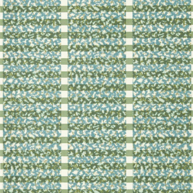 Harlequin Toluca Wallpaper 113353 Moss Turquoise featuring textured vertical stripes in moss green and turquoise.