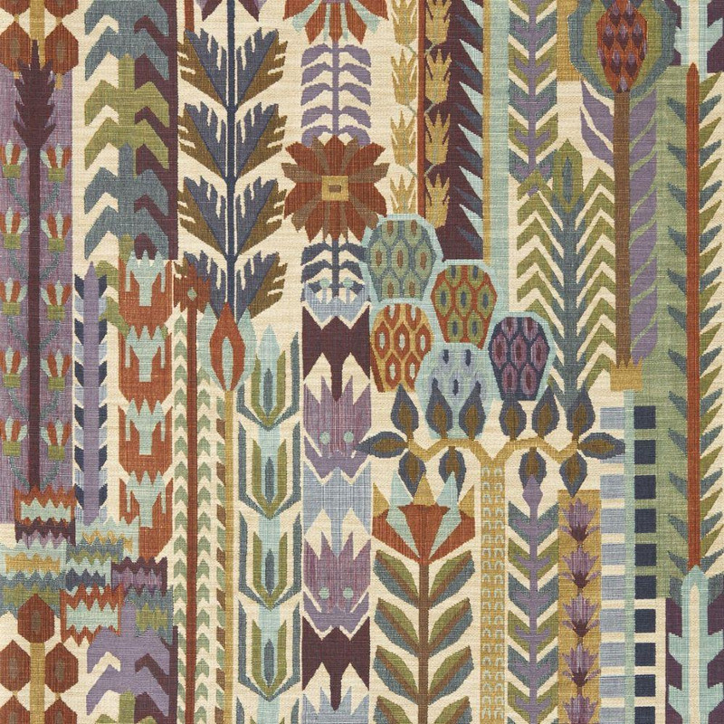 Harlequin - Kuparr Wallpaper - 113357 - Burgundy / Heather