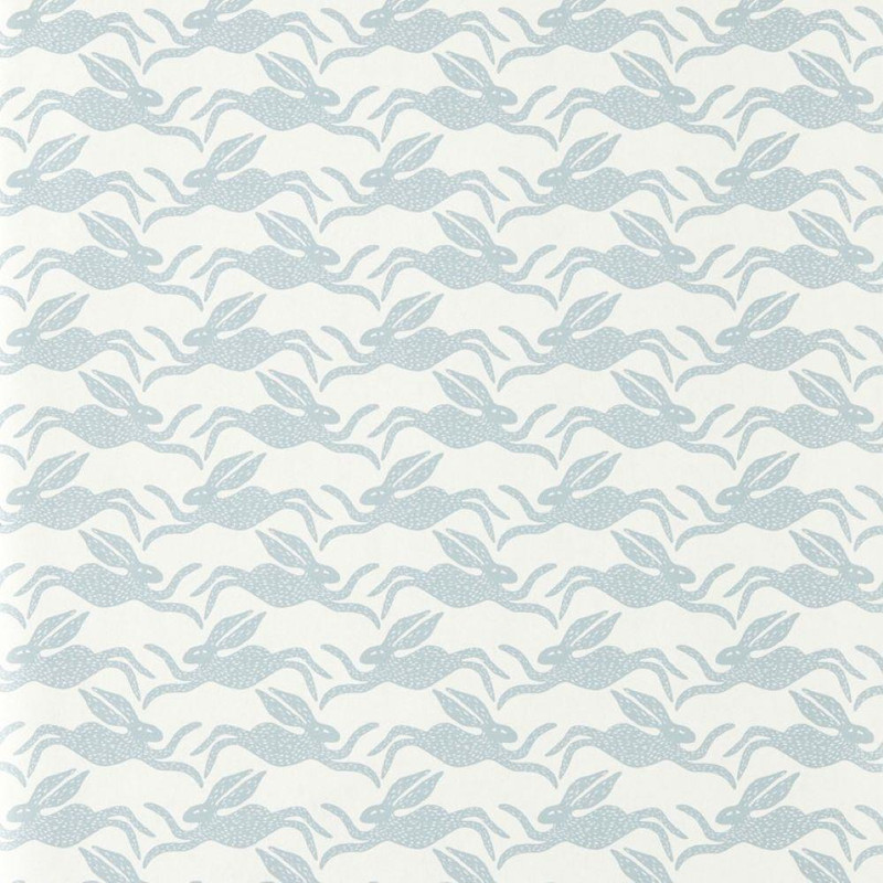Scion - Hares Wallpaper - 113404 - Coast Blue