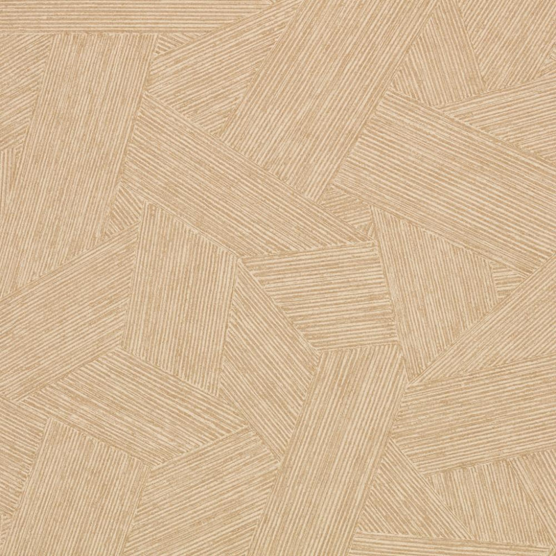 Romo Zenya wallpaper tawny abstract textured design with linear pattern in warm neutral tones