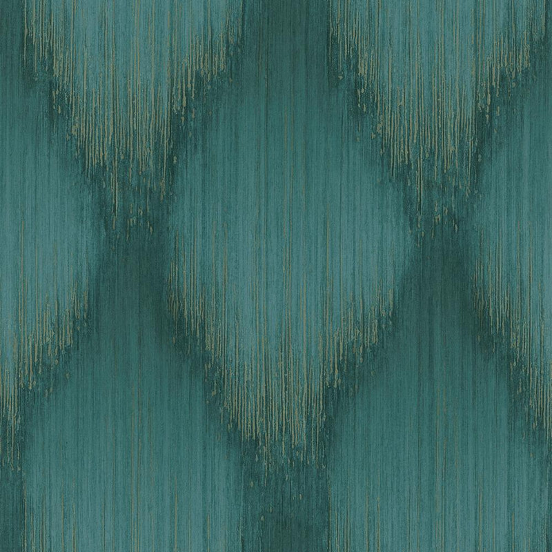 Galerie Fashion Icon Stripes Wallpaper shimmer green textured vertical pattern design