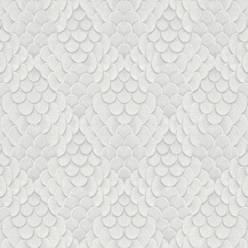 Galerie - Fashion Icon 3D Optics Wallpaper - White / Grey - 35809