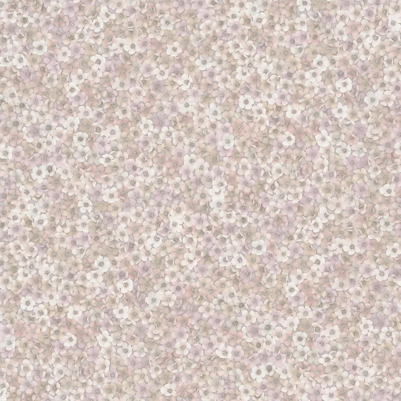 Galerie - Fashion Icon Floral Wallpaper - Rose / Beige - 35842