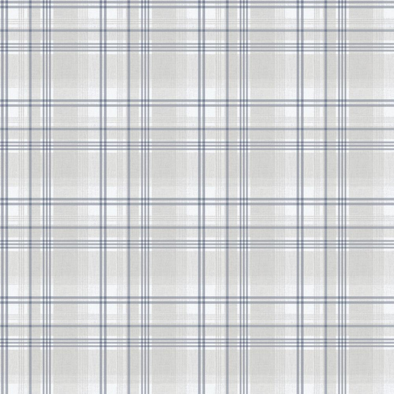 Galerie - Oxford Wallpaper - Grey / Blue - 9819-3