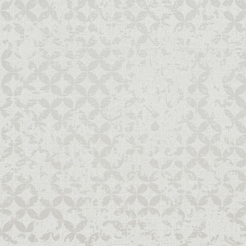 Galerie - Graphics Distressed Geometric Wallpaper - Shimmer White - 35121