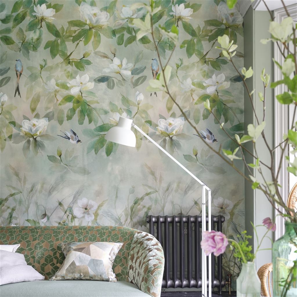 Designers Guild Kiyosumi Wallpaper - PDG1113/01 - Celadon