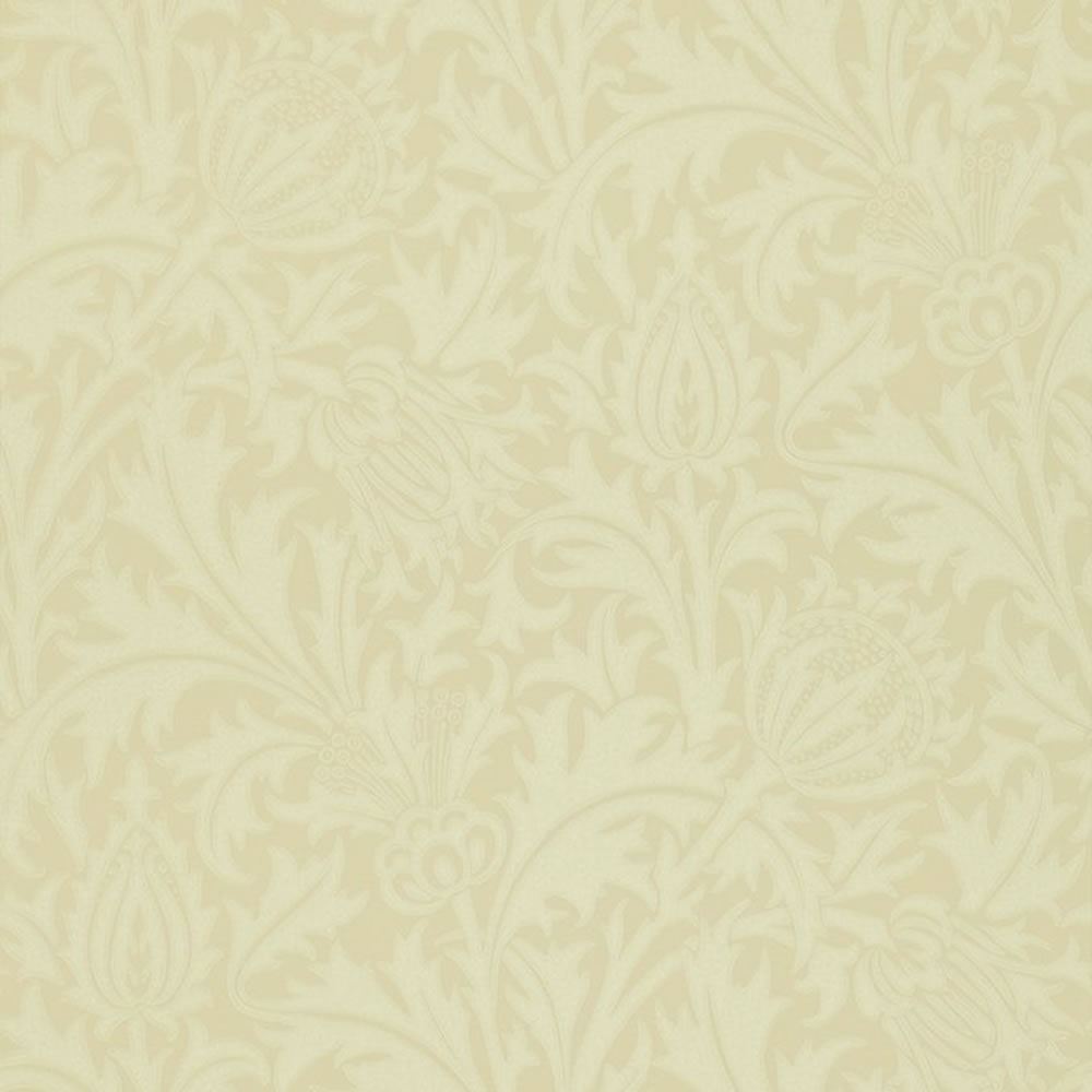 Morris & Co Thistle Wallpaper 210485 Ivory