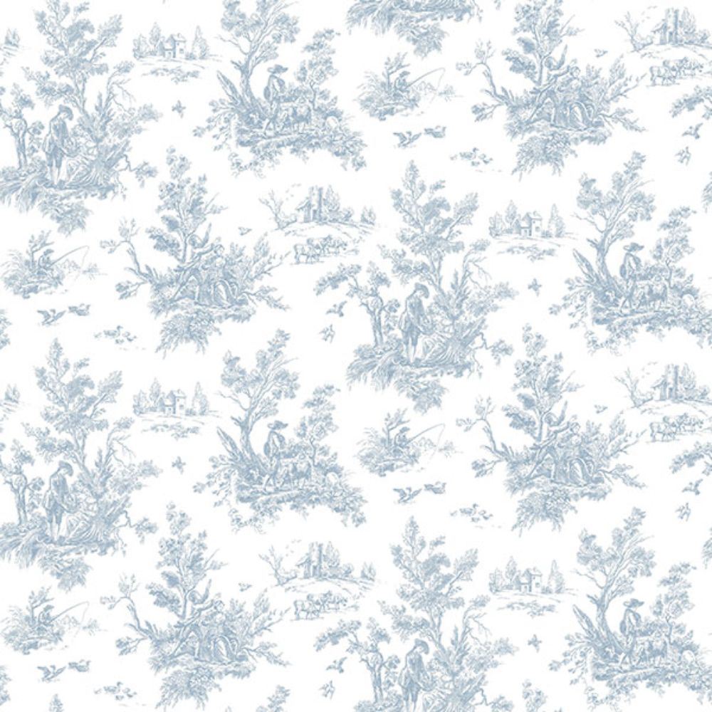 Norwall - Pretty Prints 4, Blue Pretty Plaid Wallpaper