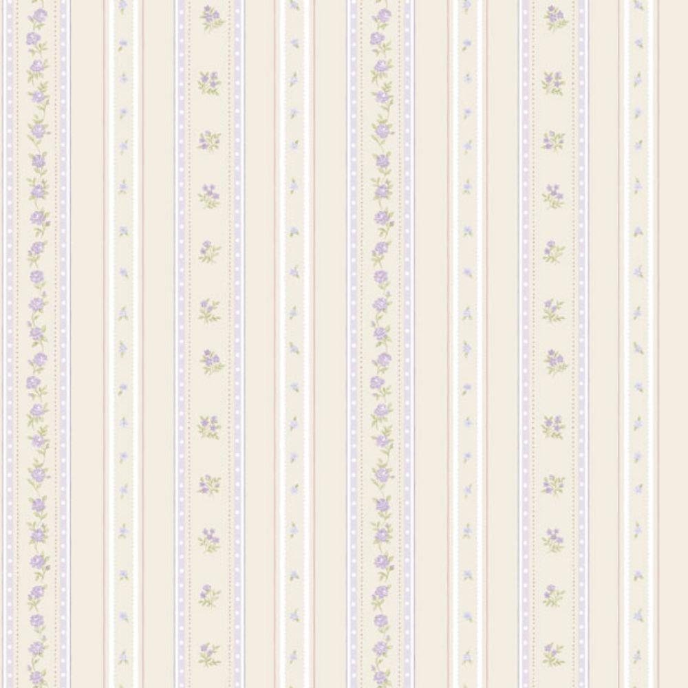 Brewster Merle Beige Floral Stripe Wallpaper  Walmartcom