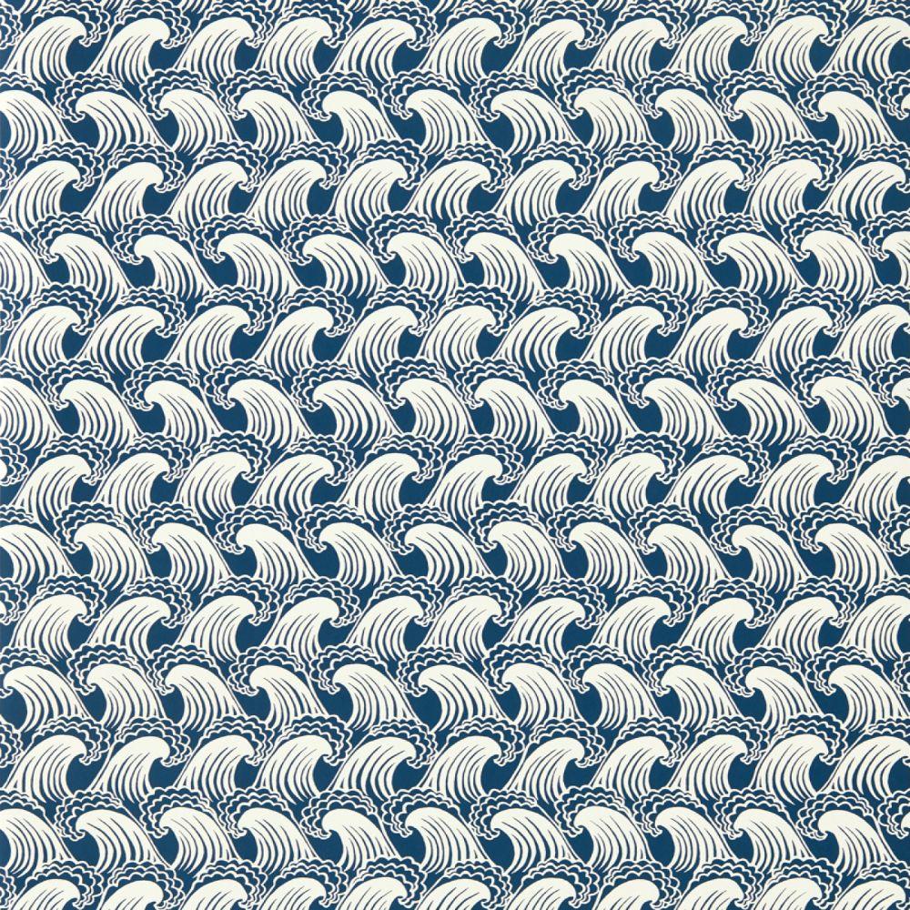 Ride The Wave Wallpaper - 112807 - Denim