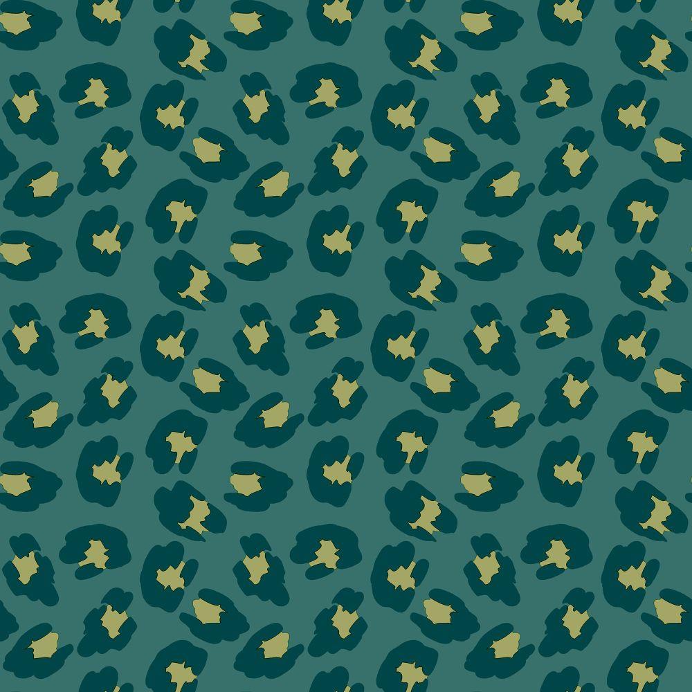 green leopard print background