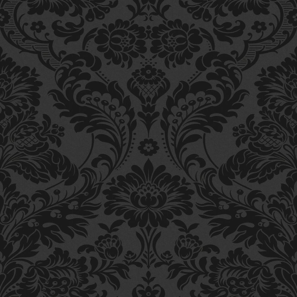 Premium Photo  Black ornate flower background and grim gothic wallpaper  neural network generated art