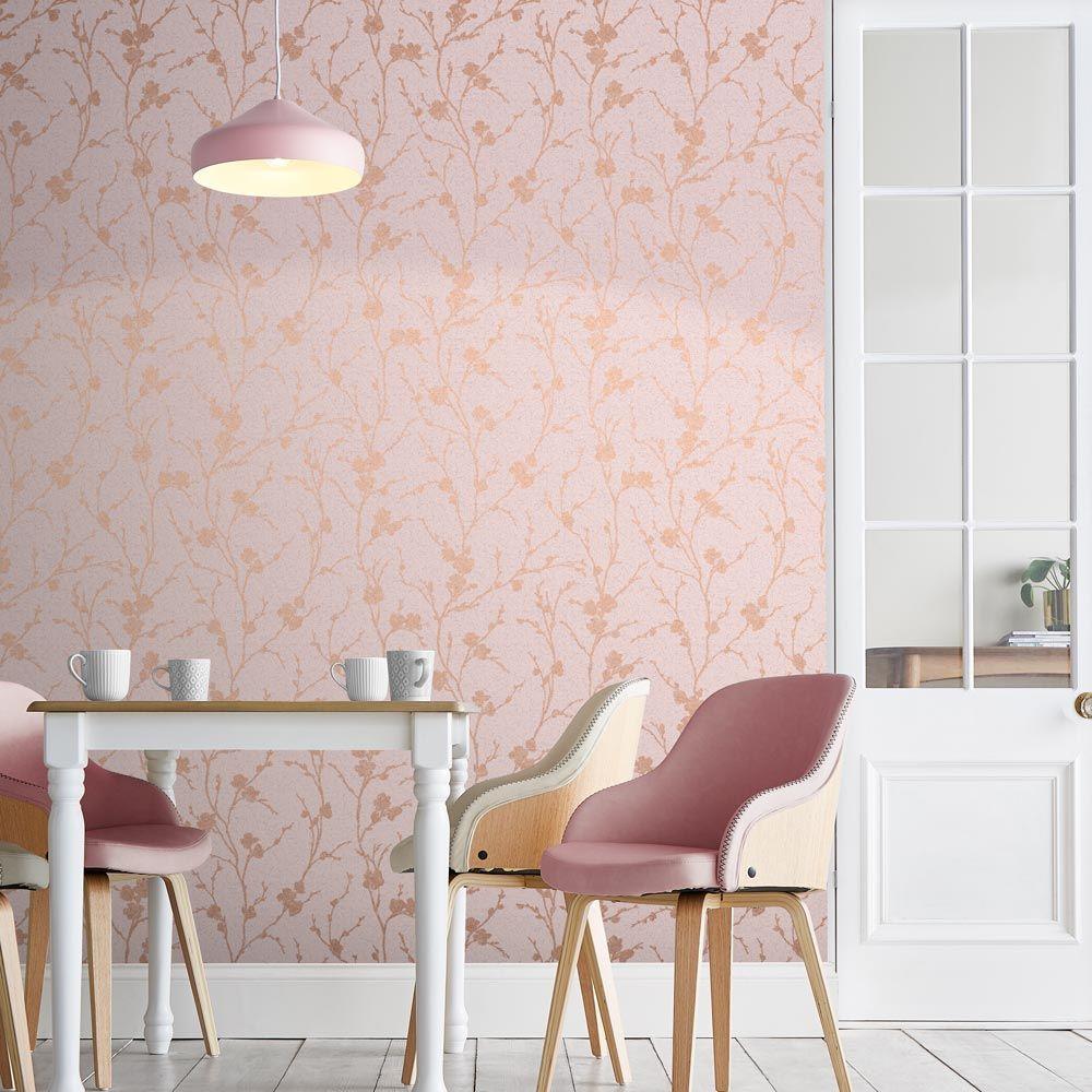 Meiying Wallpaper - 105917 - Blush