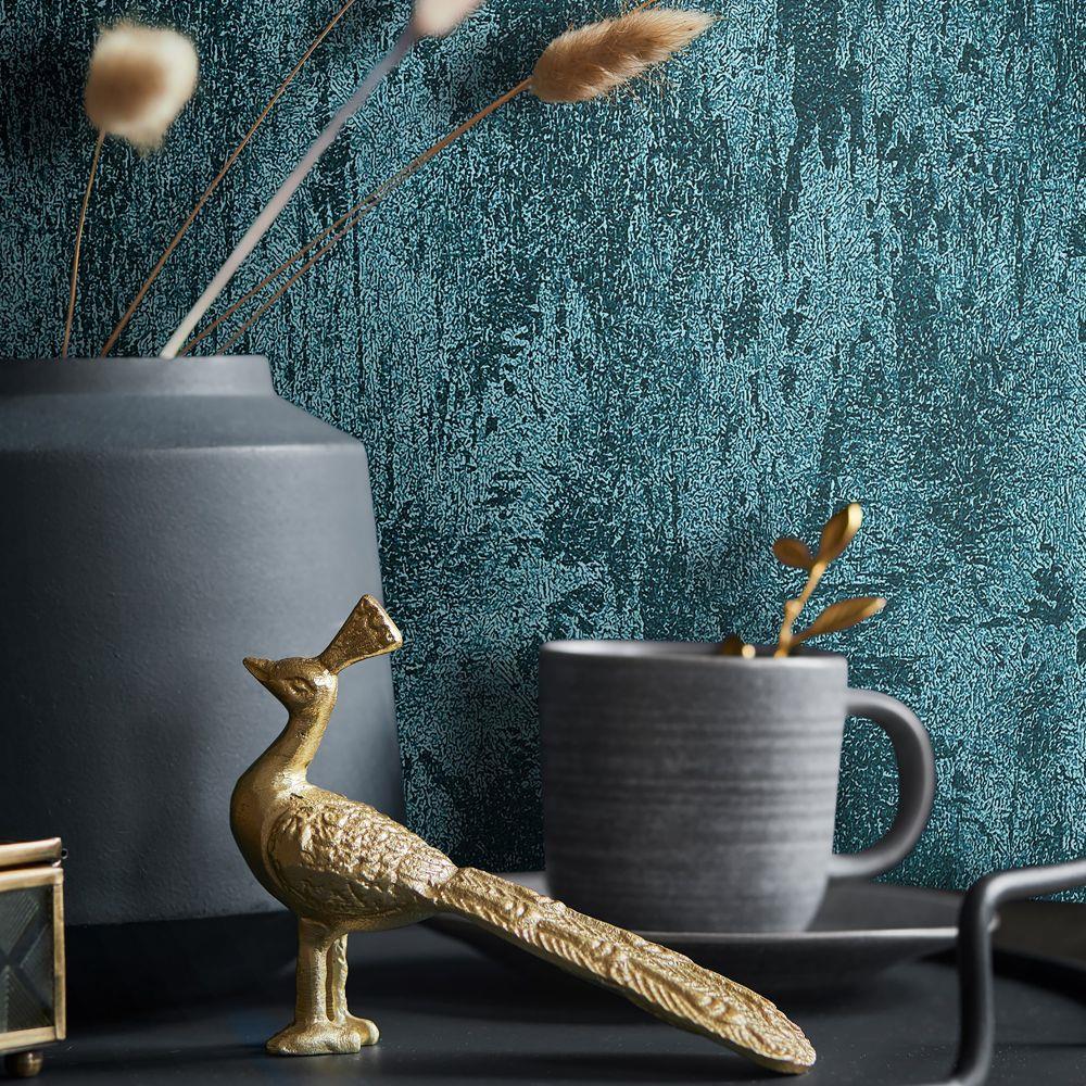 blue green wallpaper uk