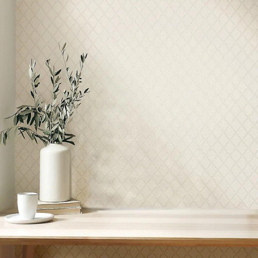 quilted look wallpaper