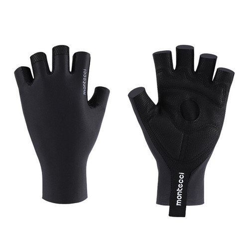 Montecci Black Short Finger Glove