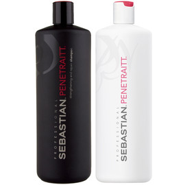 Sebastian Foundation Penetraitt Shampoo and Conditioner 1 L. (DUO)