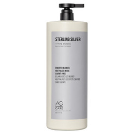 AG Hair Colour Care Sterling Silver Toning Shampoo 1 Gallon