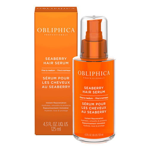 Obliphica Professional Seaberry Serum for Fine to Medium Hair 4.3 Oz.