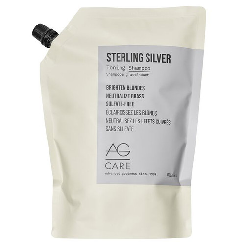 AG Hair Colour Care Sterling Silver Toning Shampoo 1 L.
