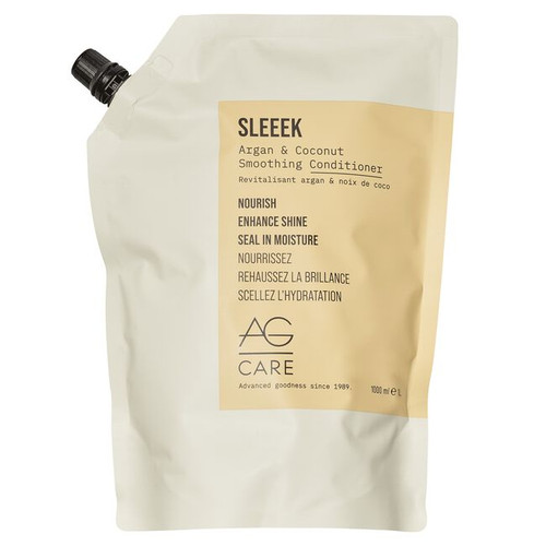 AG Hair Sleeek Argan & Coconut Conditioner 1 L.