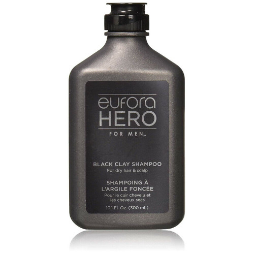 Eufora HERO for MEN Black Clay Shampoo 10.1 Oz.