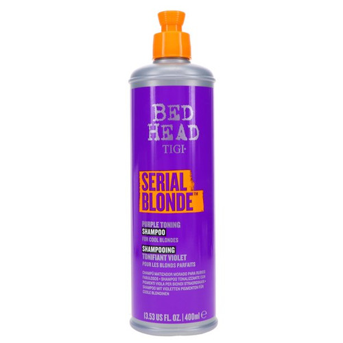 TIGI Bed Head Serial Blonde Purple Toning Shampoo 13.53 Oz