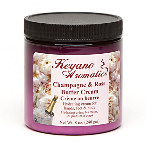 Keyano Champagne & Rose Butter Cream 8 Oz.