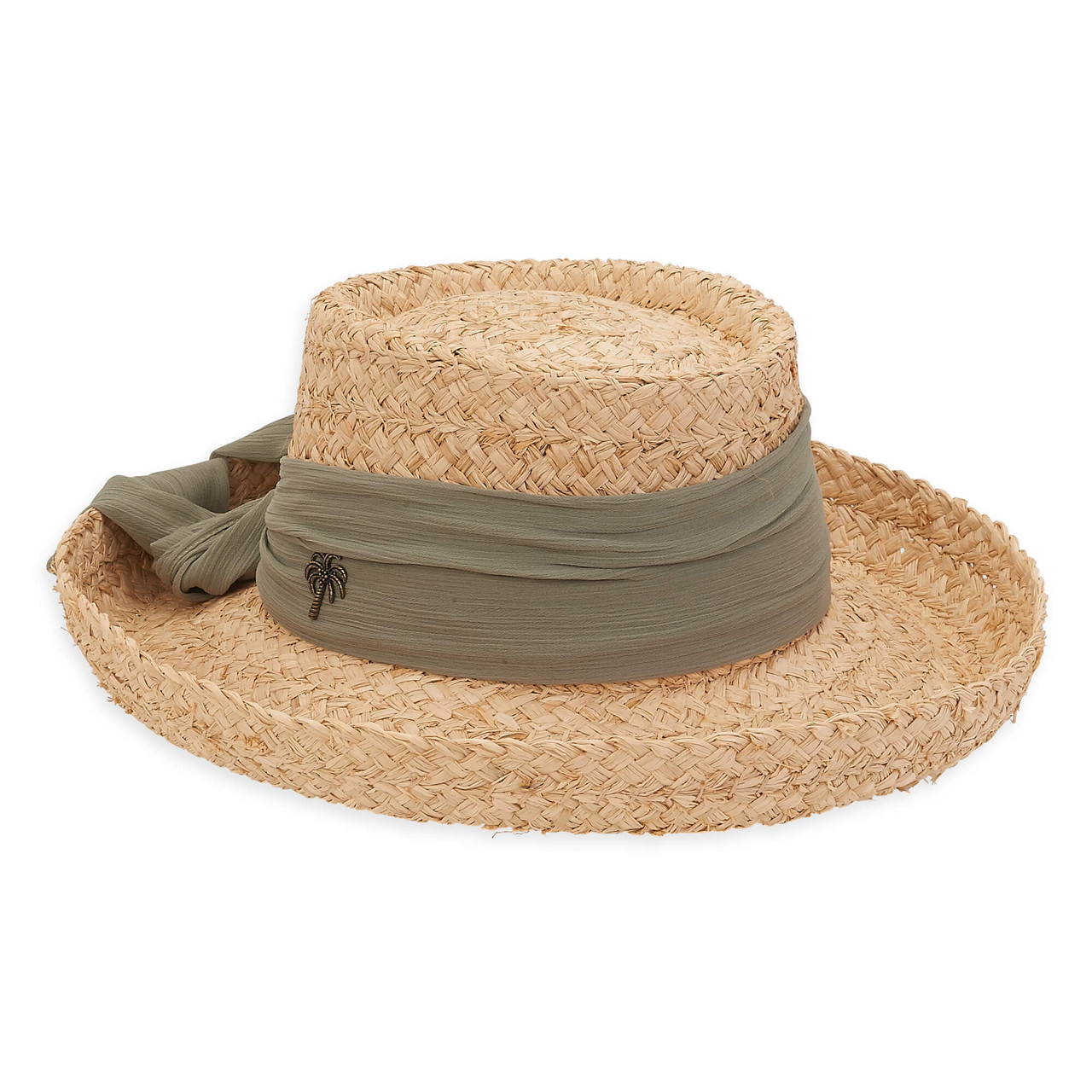 coconut　PARABOLOÏDE×NKNIT sun cap Sun Protection Zone Unisex Booney Sun Hat (Khaki with Olive