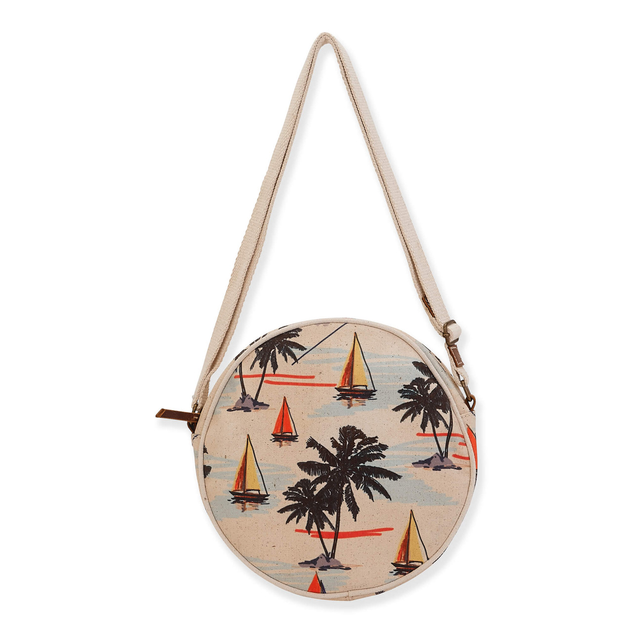 Circular Handbags - Sea Salt and Sailor Stripes