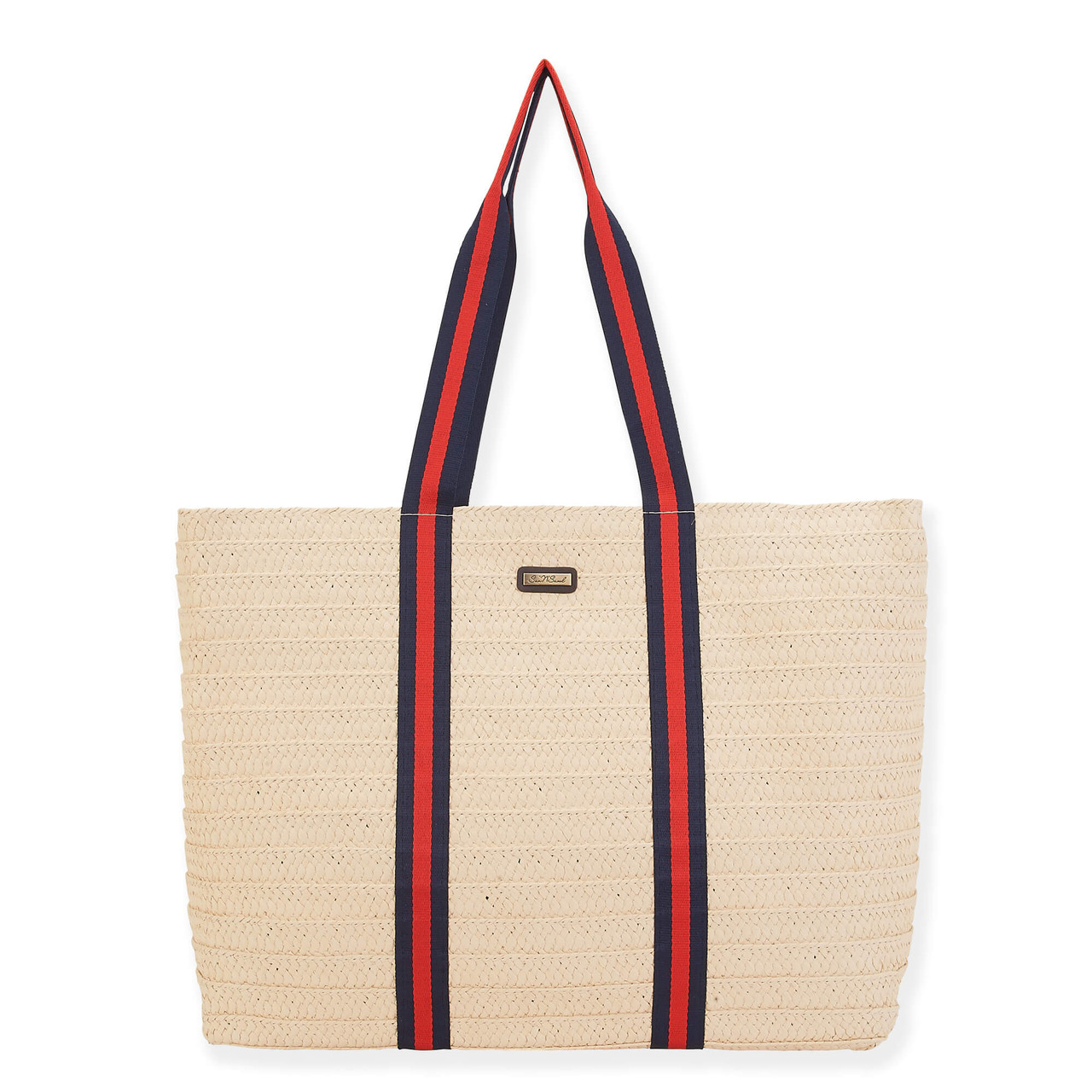 Clare V. Annie Striped Tote Bag