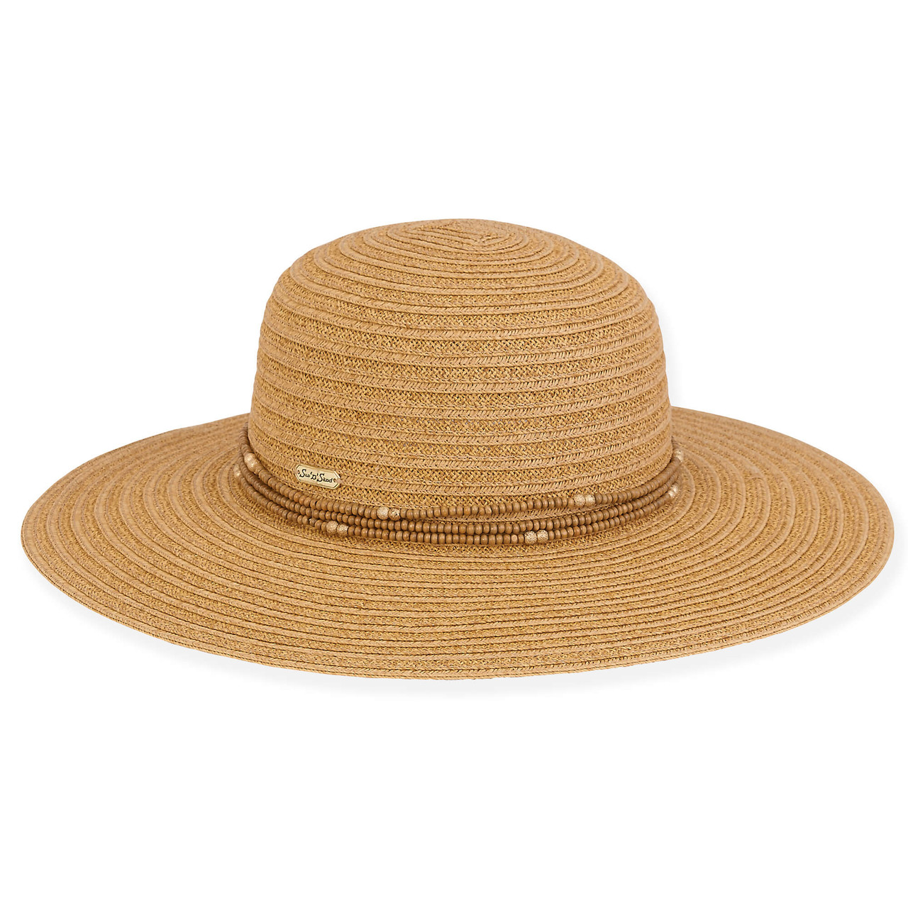 Dhermi | Women's Paper Braid Floppy Hat | HH2914 | Sun N Sand