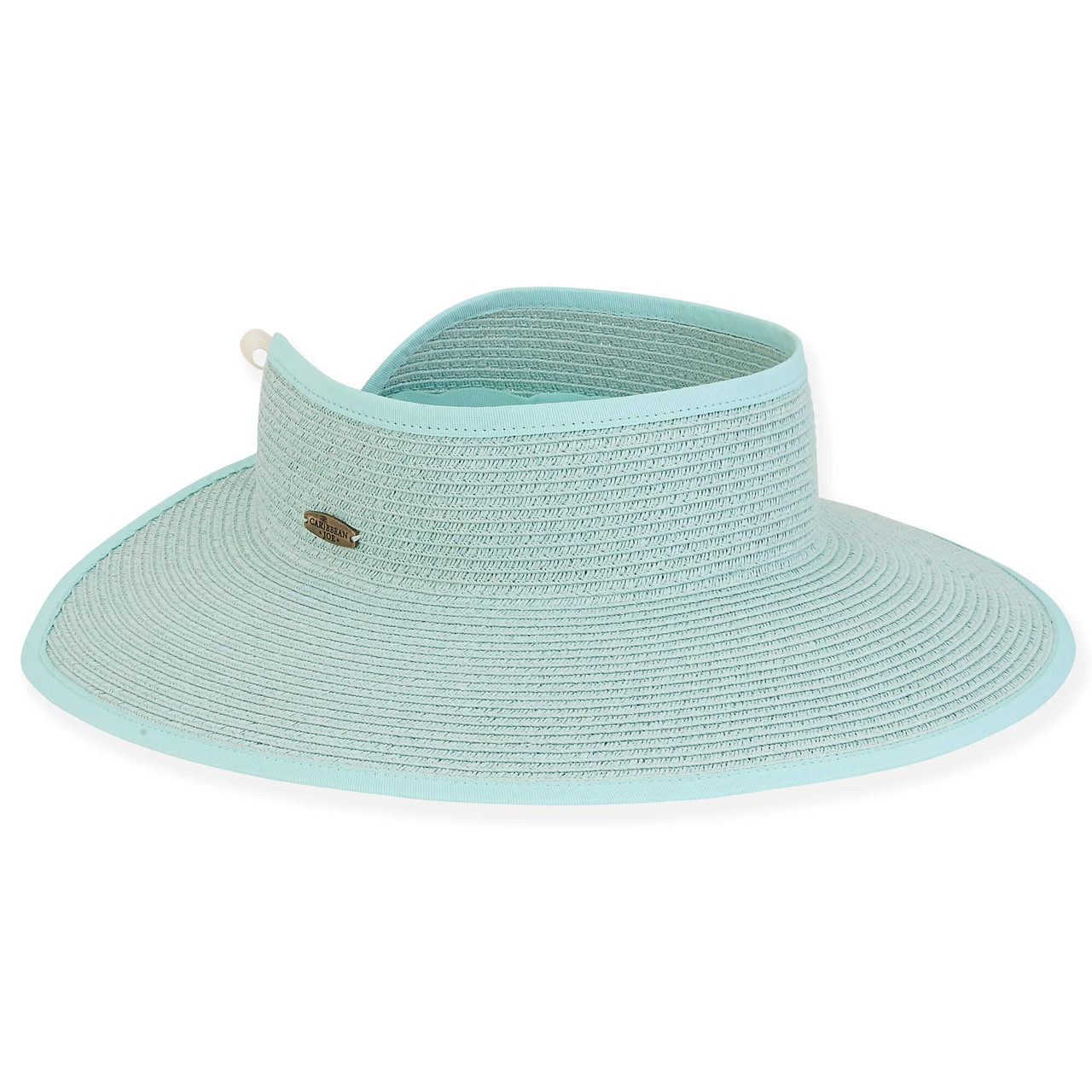 Kobuleti | Women's Paper Straw Roll-Up Sun Visor Hat | HCJ374 